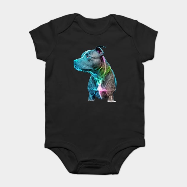 Blue Nose Pitbull - Loyalty Runs Deep Baby Bodysuit by IamActiveDog